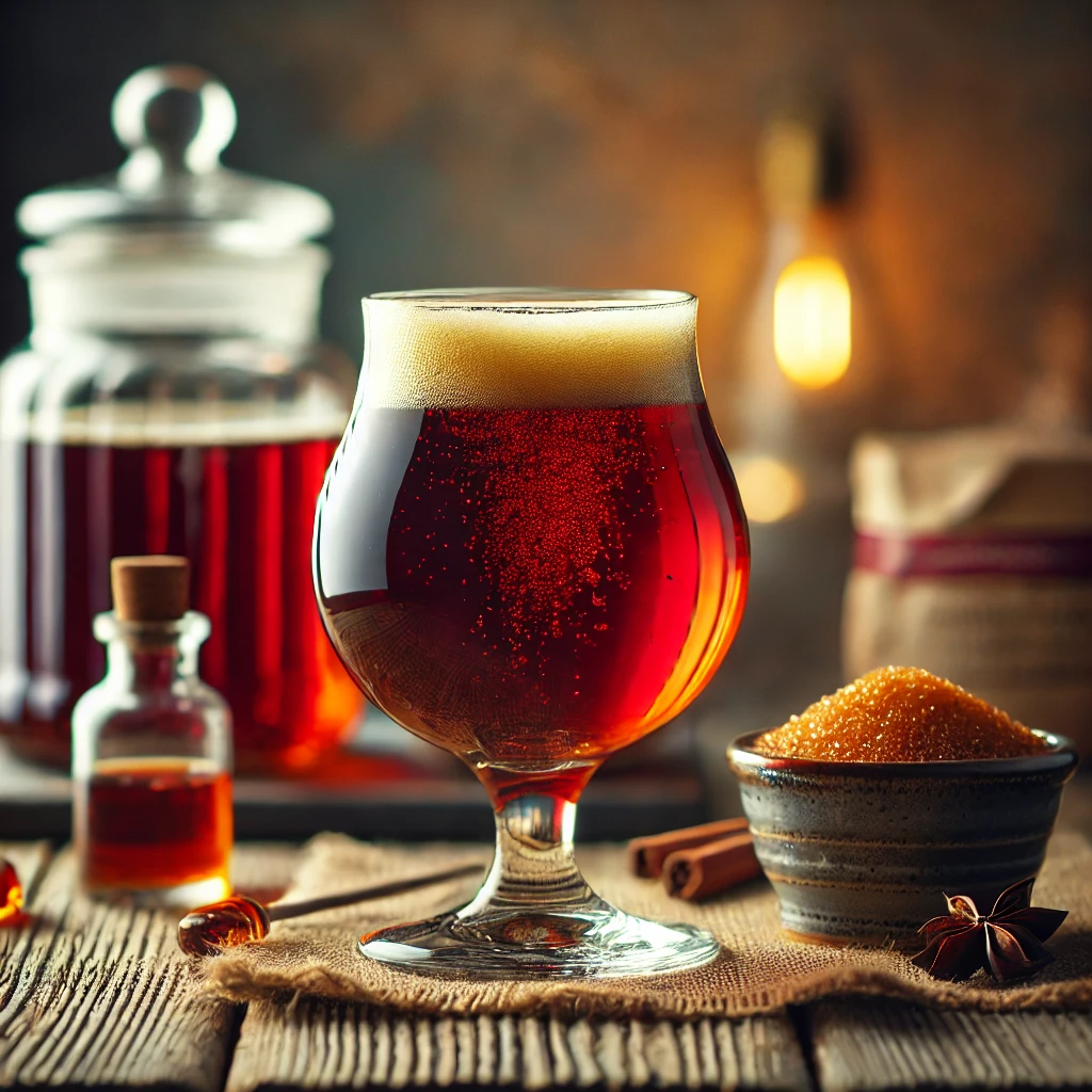 Amber Ale Recipe with Amber Candi Syrup D-45